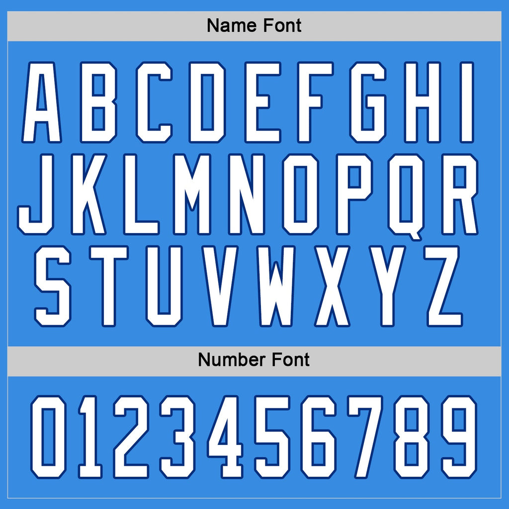 Custom Hockey Jersey - Powder Blue White-Royal product image 3