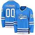 Custom Hockey Jersey - Powder Blue White-Royal product image 1