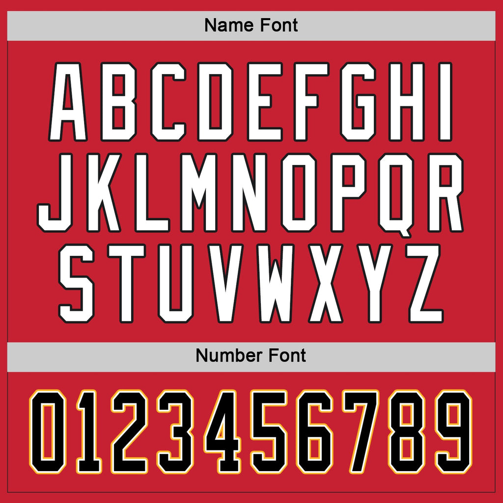 Custom Hockey Jersey - Red Black-Gold product image 5