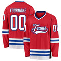 Custom Hockey Jersey - Red White-Royal product image 1