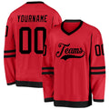Custom Hockey Jersey - Red Black product image 1