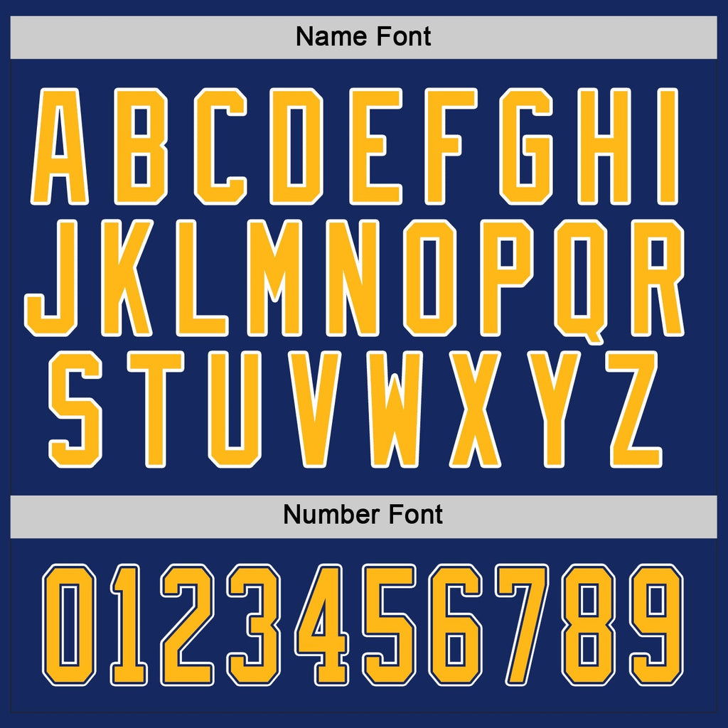 Custom Hockey Jersey - Royal Gold-White product image 5