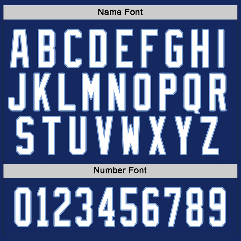Custom Hockey Jersey - Royal White-Light Blue product image 5
