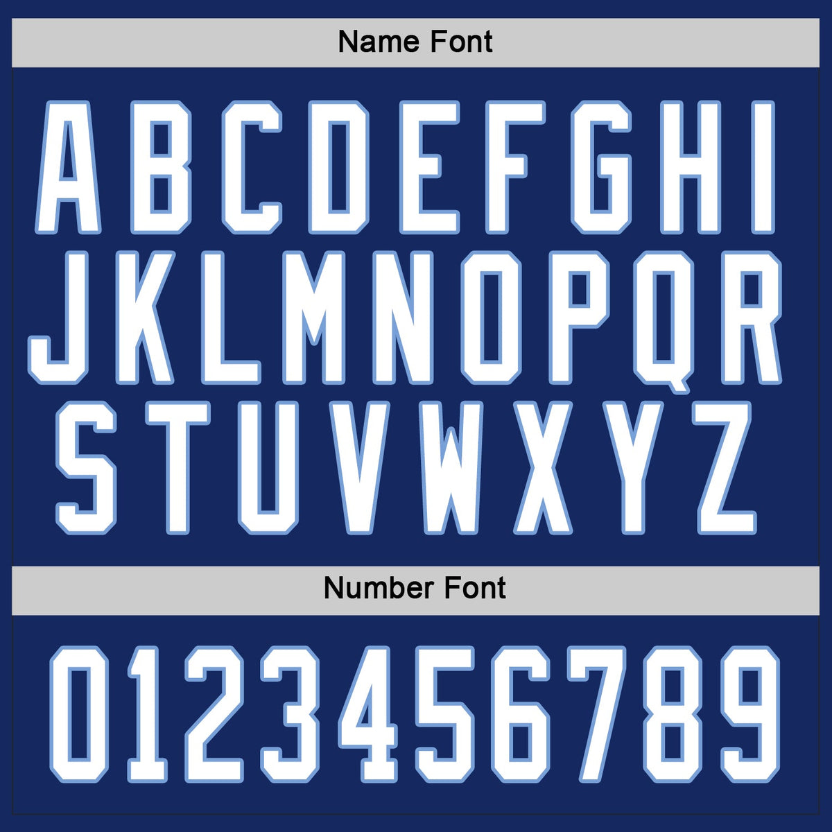 Custom Hockey Jersey - Royal White-Light Blue product image 5