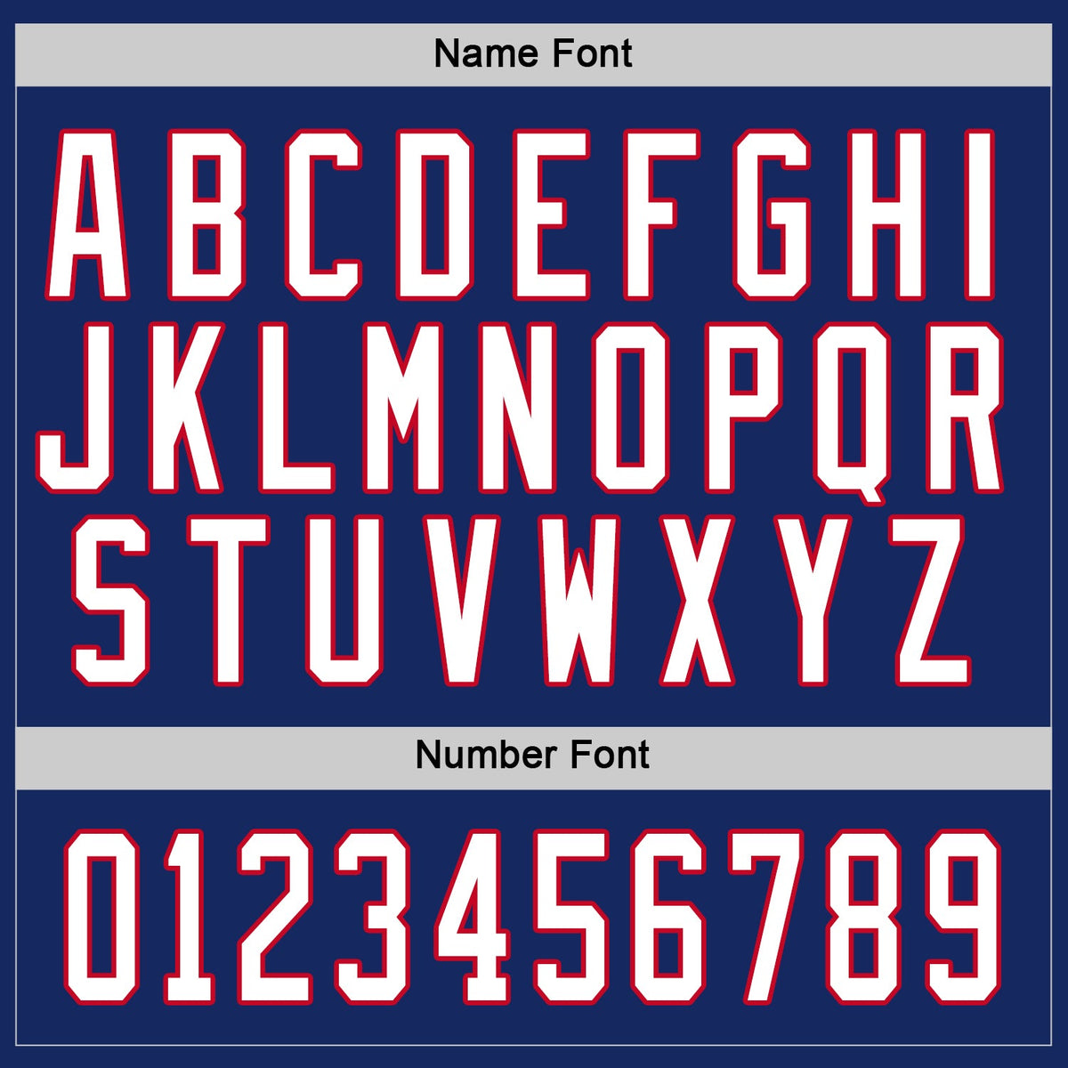 Custom Hockey Jersey - Royal White-Red product image 3