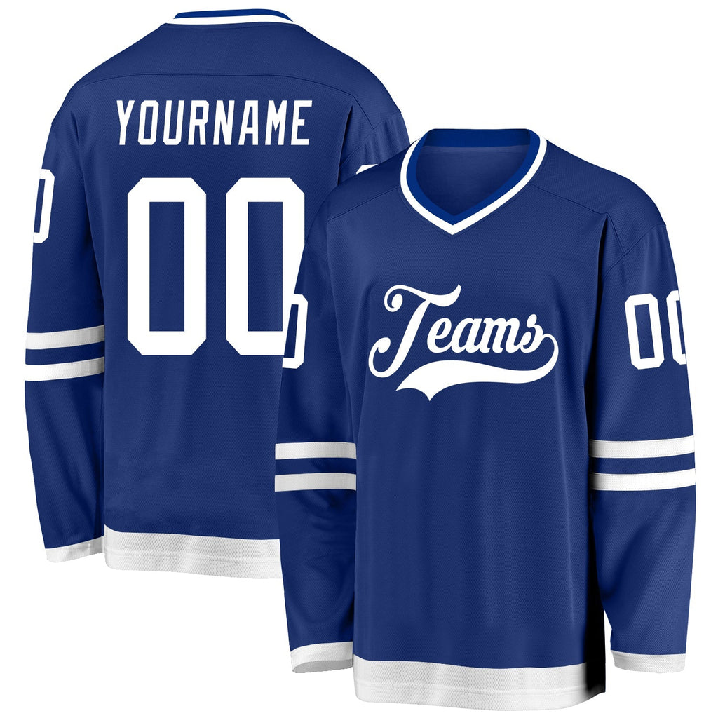Custom Hockey Jersey - Royal White product image 1