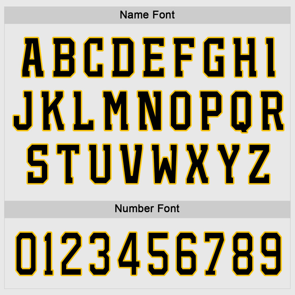 Custom Hockey Jersey - White Black-Gold product image 3