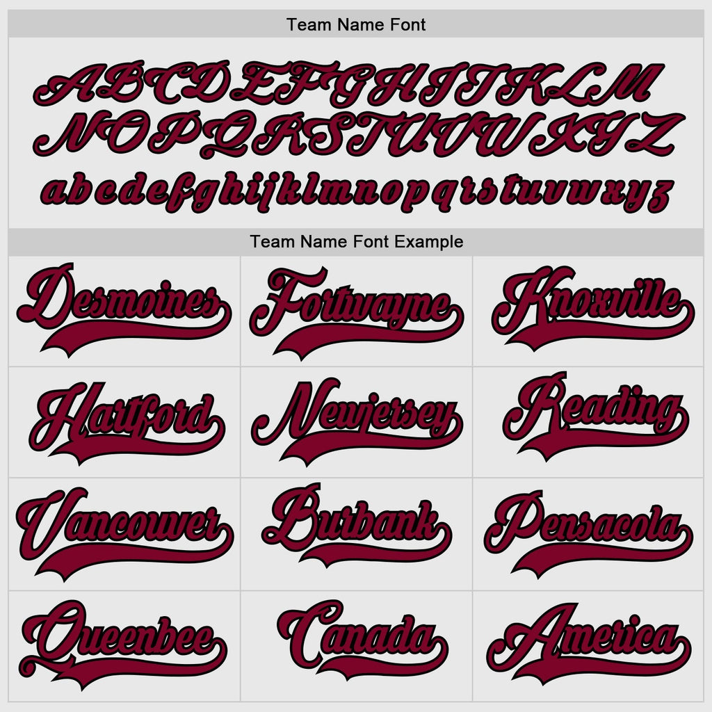 Custom Hockey Jersey - White Maroon-Black product image 4